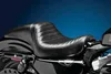 Le Pera Black Pleated Daytona 2up Seat