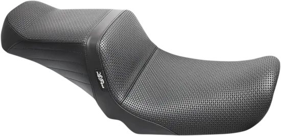 Le Pera Black Basketweave Tailwhip 2up Seat