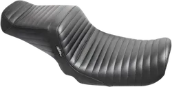 Le Pera Black Pleated Tailwhip 2up Seat