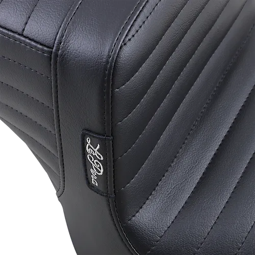Le Pera Black Pleated Tailwhip 2up Seat