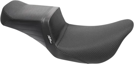 Le Pera Black Basketweave Tailwhip 2up Seat