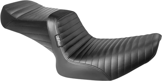 Le Pera Black Pleated Tailwhip 2up Seat