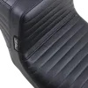Le Pera Black Pleated Tailwhip 2up Seat