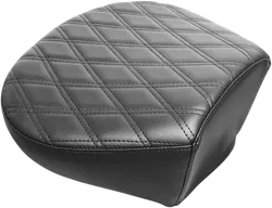 Le Pera Black Double Diamond Monterey Sport Pillion Pad