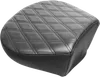 Le Pera Black Double Diamond Monterey Sport Pillion Pad