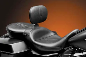 Le Pera Black Stitched RT66 2up Seat w Backrest