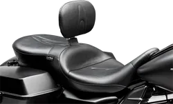 Le Pera Black Stitched RT66 2up Seat w Backrest