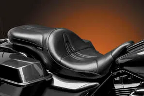 Le Pera Black Stitched Sorrento 2up Seat