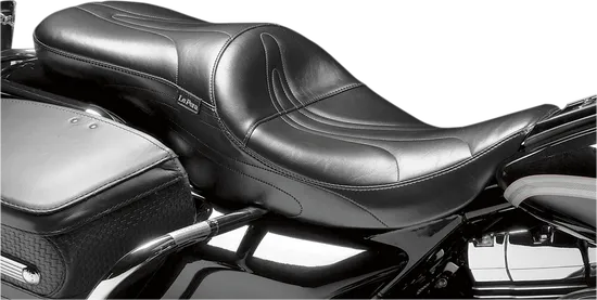 Le Pera Black Stitched Sorrento 2up Seat