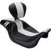 Le Pera White Black Double Diamond Outcast GT Seat w Backrest