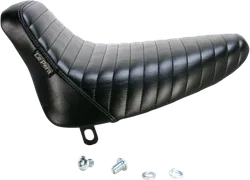 Le Pera Black Pleated Bare Bones Solo Seat