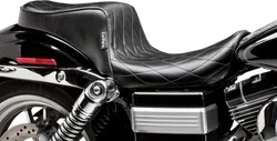 Le Pera Black Diamond Pleated  Cherokee 2 up Seat