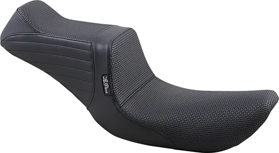 Le Pera Black Basketweave Tailwhip 2up Seat 1