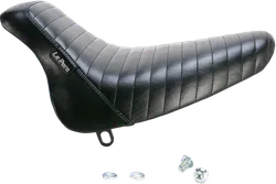 Le Pera Black Pleated Bare Bones Solo Seat