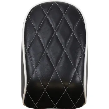Le Pera White Diamond Stitch Bare Bones Pillion Pad