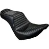 Le Pera Black Pleated Tailwhip 2up Seat