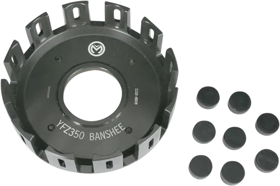 Moose Billet Aluminum Clutch Basket With Cushion 1