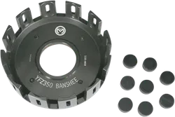 Moose Billet Aluminum Clutch Basket With Cushion