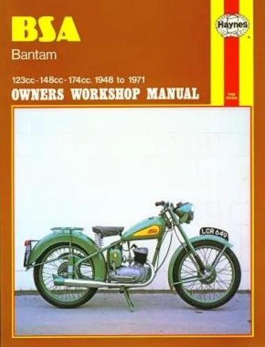 Haynes Service Repair Manual For BSA D1 D10 D14 D175 123 148 174 cc