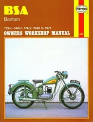 Haynes Service Repair Manual For BSA D1 D10 D14 D175 123 148 174 cc
