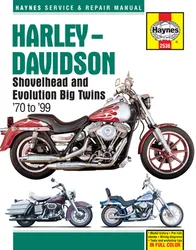 Haynes Service Repair Manual For Harley Davidson Big Twins