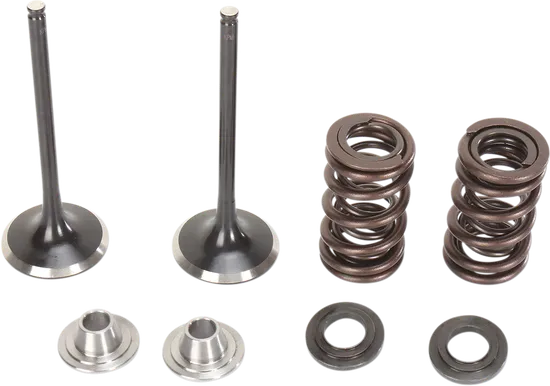 Moose Stainless Steel Valve and Spring Exhaust Kit w Seals