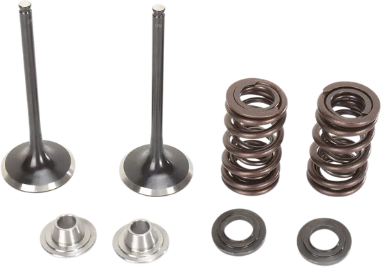 Moose Stainless Steel Valve and Spring Exhaust Kit w Seals