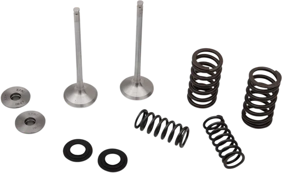 Moose Stainless Steel Valve and Spring Exhaust Kit w Seals