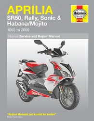 Haynes Service Repair Manual For Aprilia Rally 50 SR50