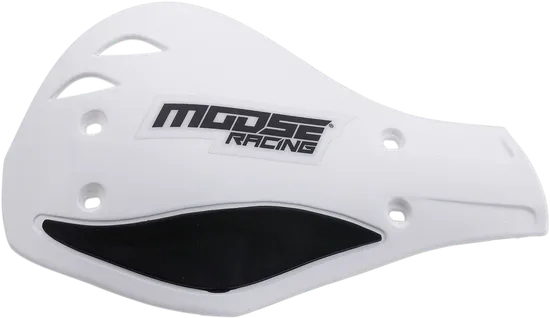 Moose Racing White Black Contour Deflector Handguard Pair Set
