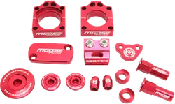 Moose Honda Red Aluminum Bling Pack Blocks Covers