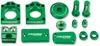 Moose Kawasaki Green Aluminum Bling Pack Blocks Covers