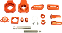 Moose KTM Orange Aluminum Bling Pack Blocks Covers