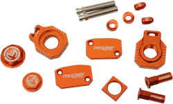 Moose KTM Orange Aluminum Bling Pack Blocks Covers