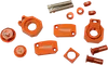 Moose KTM Orange Aluminum Bling Pack Blocks Covers