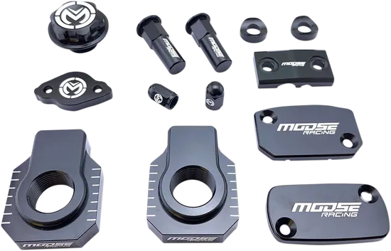 Moose BETA Black Aluminum Bling Pack Blocks Covers