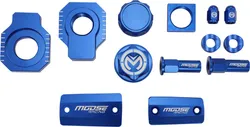 Moose Husqvarna Blue Aluminum Bling Pack Blocks Covers