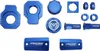 Moose Husqvarna Blue Aluminum Bling Pack Blocks Covers