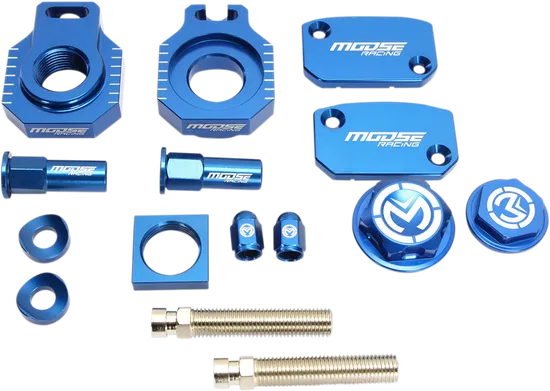 Moose Blue Aluminum Bling Pack Blocks Covers