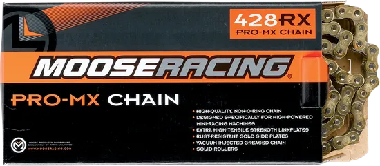 Moose Pro-MX 428 RXP Gold Drive Chain 114 Links