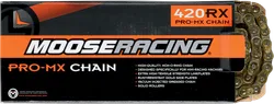 Moose Pro-MX 420 RXP Gold Drive Chain 100 Links Honda Yamaha