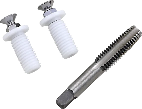 Moose White 78in Bar End Hand Guard Mount