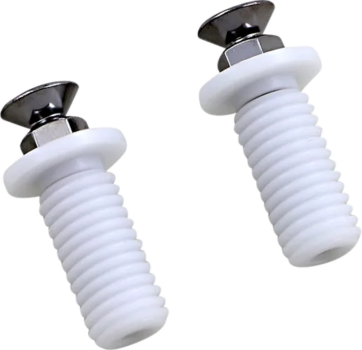 Moose White 7/8in Bar End Hand Guard Mount