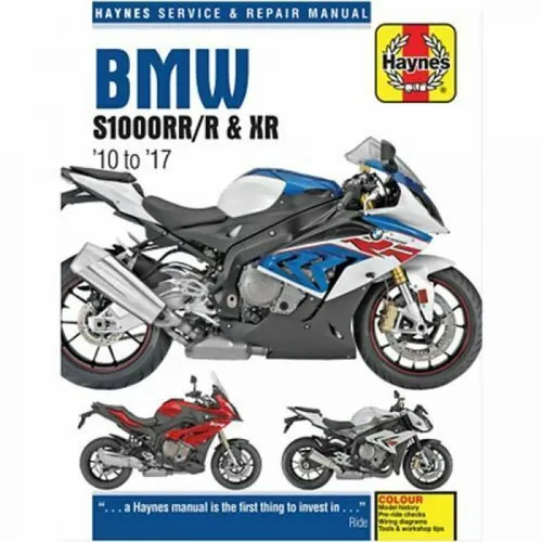 Haynes Service Repair Manual For BMW S1000 R RR XR ABS