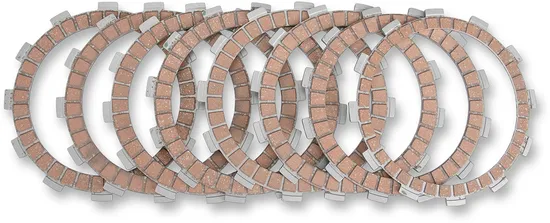 Moose Racing Clutch Friction Fiber Plates Set 4