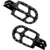 Moose Black Rear Aluminum Steel Footpeg Pair Set