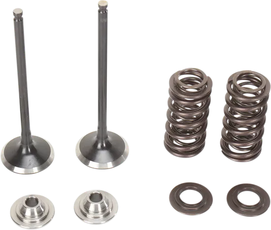 Moose Stainless Steel Valve and Spring Exhaust Kit w Seals