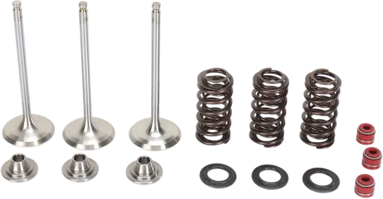 Moose F.E.A. Stainless Steel 3 Valve and Spring Intake Kit w Seals
