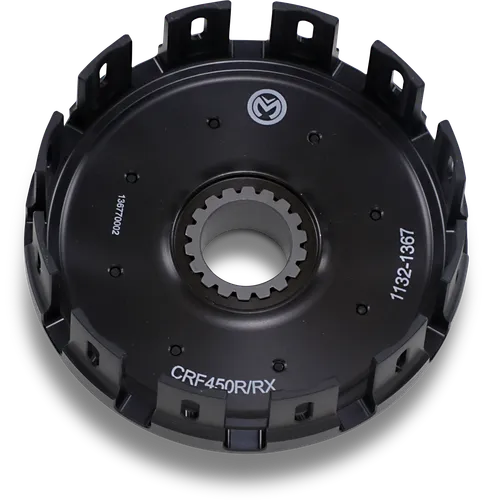 Moose Billet Aluminum Clutch Basket With Kickstarter Gear