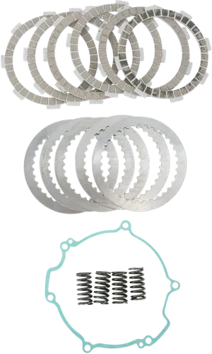 Moose Clutch Springs Friction Steel Plates Kit w Cover Gasket